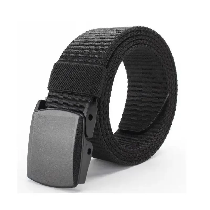 Cinturón sin Metal 130 cm · Negro