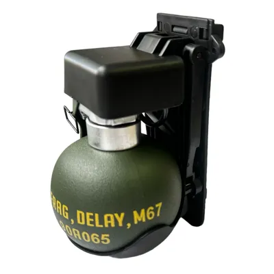 Granát M67 Dummy S MOLLE Pouzdrem (Černý) - Big Dragon
