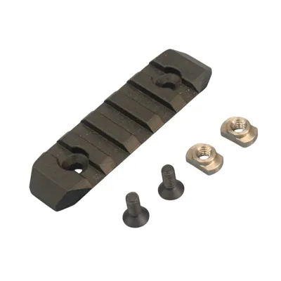 RIS Lišta M-LOK 5SLOTS (68mm) (Černá) - Slong Airsoft