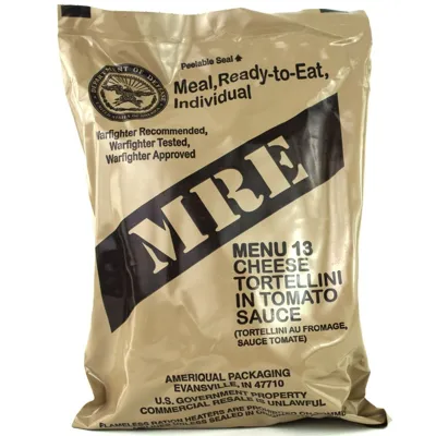 Mre Menu 13 Cheese Tortellini in Tomato Sauce - Originál US Army