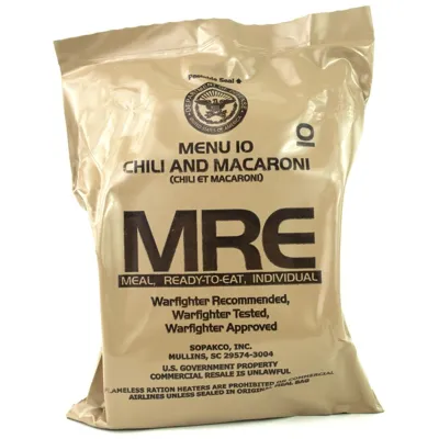Mre Menu 10 Chili and Macaroni - Originál US Army