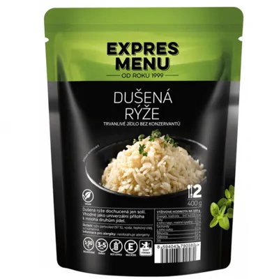 Dušená Rýže (2 Porce 400g) - Expres menu