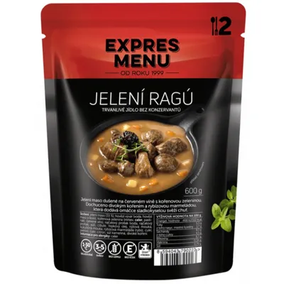 Jelení Ragú (2 Porce 600g) - Expres menu