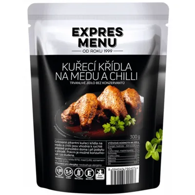 Kuřecí Křídla Na Medu a Chilli (300g) - Expres menu