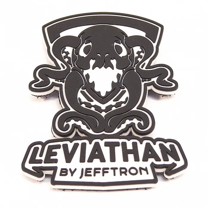 JeffTron Nášivka Leviathan Černobílá · Negro