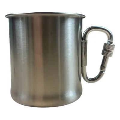 Hrneček Nerezový S Karabinou (250ml) - Mil-Tec