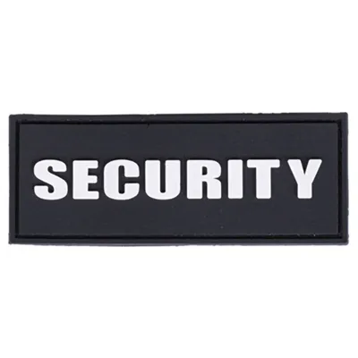 Nášivka Na Suchý Zip Security (Plast 3D) - Mil-Tec