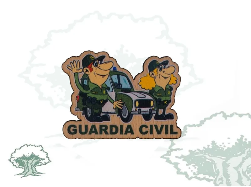 Imán Renault 4 Guardia Civil