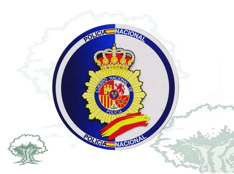 Imán Policía Nacional Circular