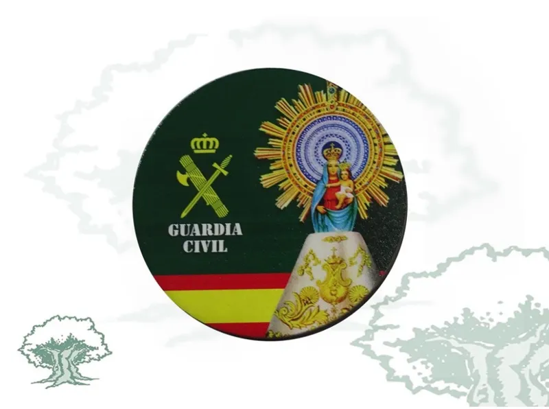 Imán Virgen del Pilar Circular