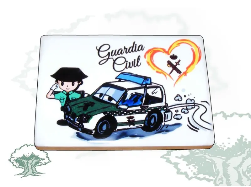 Imán Guardia Civil Rectangular