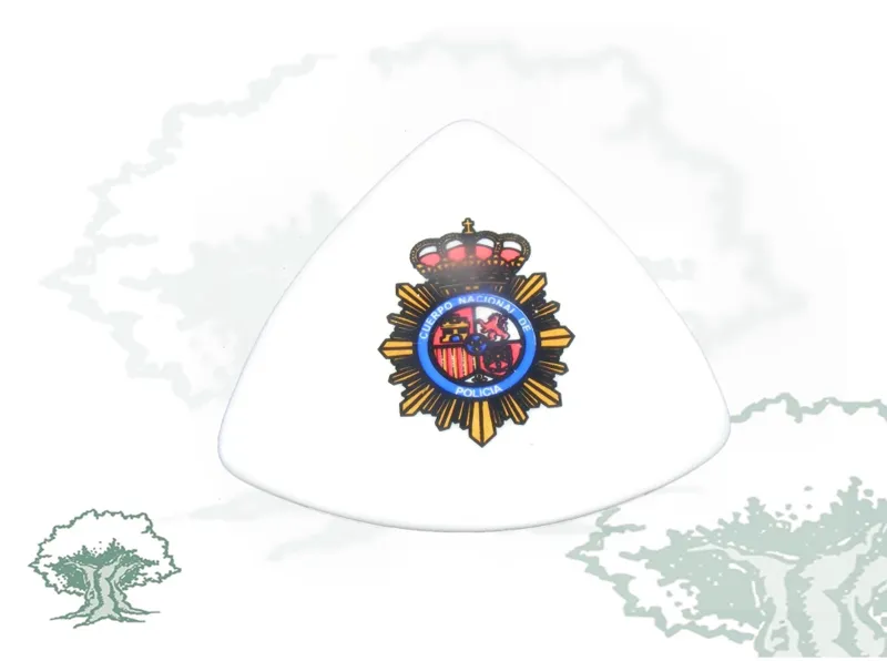 Imán Policía Nacional Triangular Pequeño