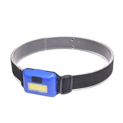 LED Čelová Svítilna, 3W COB, Modrá, 3x AAA - Solight
