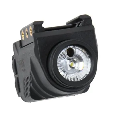 Taktická Pistolová Svítilna Dažbog LA01R – LED + Červený Laser (Černá) - BAS