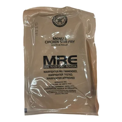 Mre Menu 2N Chicken Stir Fry - Originál US Army