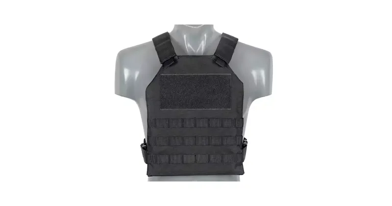 Simple Plate Carrier with Dummy Soft Armor Inserts · Negro