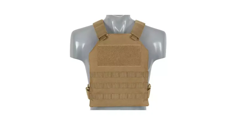 Simple Plate Carrier with Dummy Soft Armor Inserts · Coyote