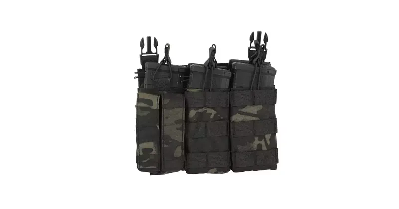 Buckle Up Triple 5.56/Pistol Pouch Panel - MB