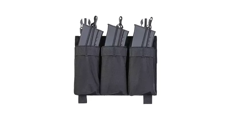 Buckle Up Triple 5.56 Pouch Panel · Negro