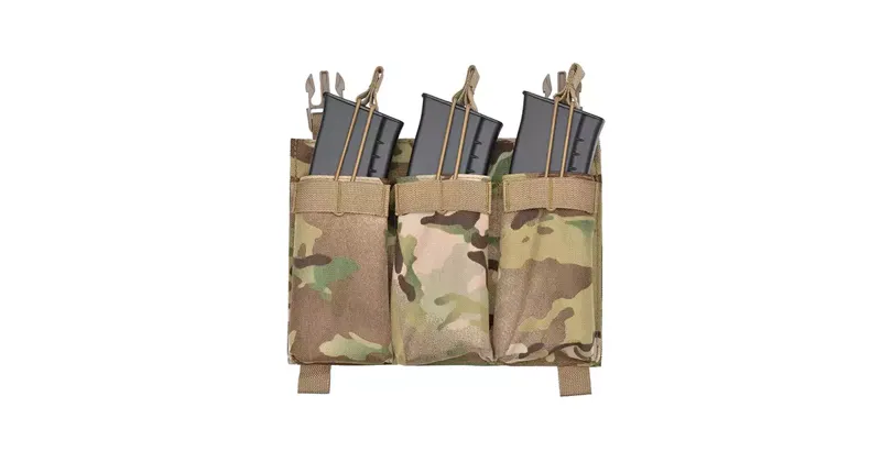 Buckle Up Triple 5.56 Pouch Panel · Multicam
