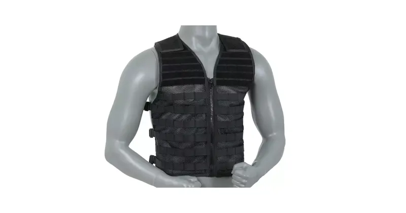 Mesh Vest · Negro