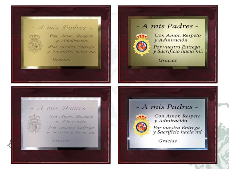 Metopa Dedicatoria Policía Nacional