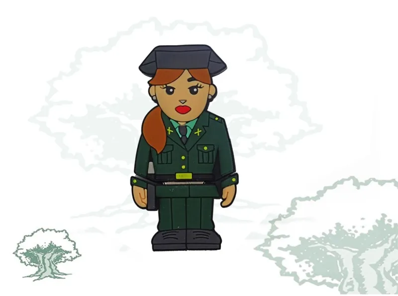 Pendrive Guardia Civil Mujer