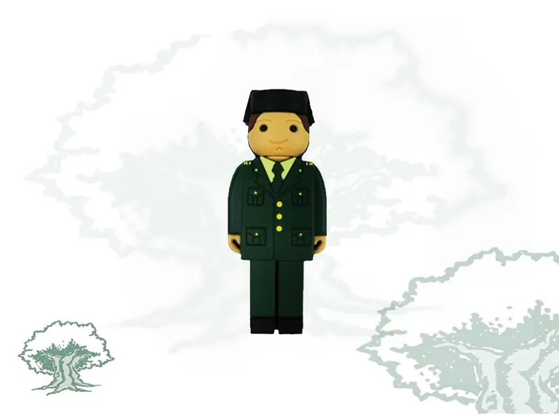 Pendrive Guardia Civil con Tricornio