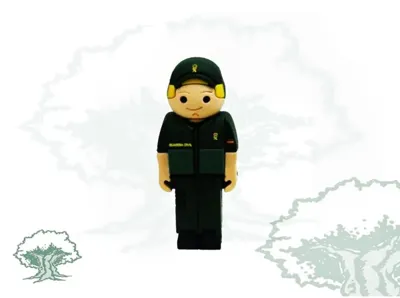 Pendrive Guardia Civil con Gorra