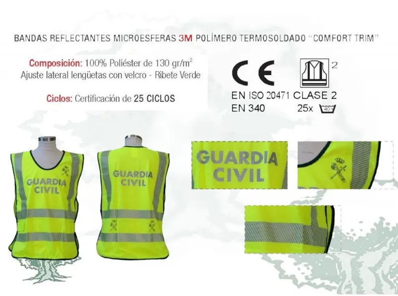 Reflectante Guardia Civil 3m