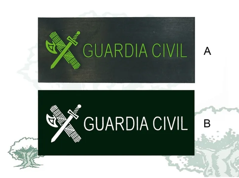 Galleta Guardia Civil Luminiscente