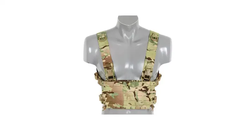 Chest Rig Compact MOLLE Laser Cut · Multicam