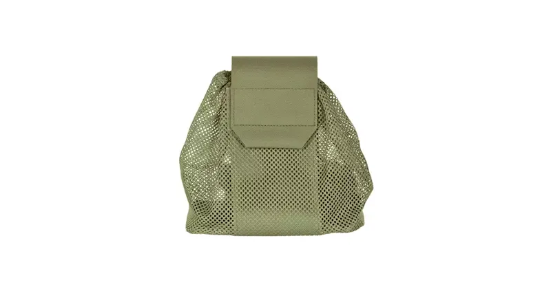Cut Foldable Mesh Dump Pouch · Verde / OD