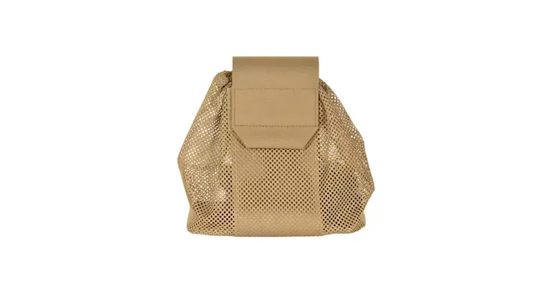 Cut Foldable Mesh Dump Pouch · Tan / FDE