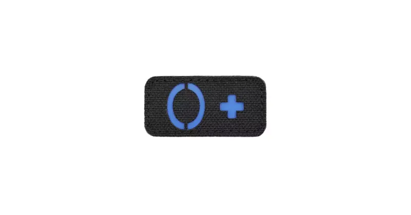 Cut 0+ Blood Type Patch · Azul