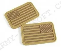 Nášivky 3D USA Vlajka Pravá a Levá - Army Shop - Emerson