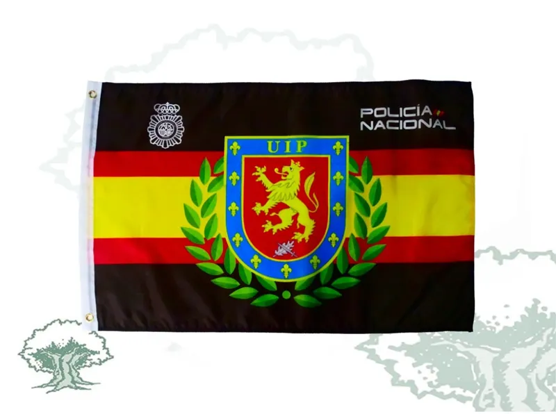 Bandera UIP Policía Nacional