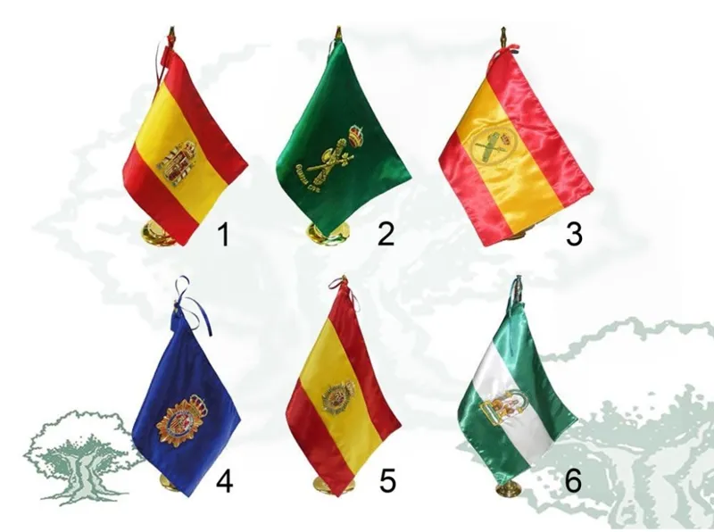 Bandera Sobremesa de Raso