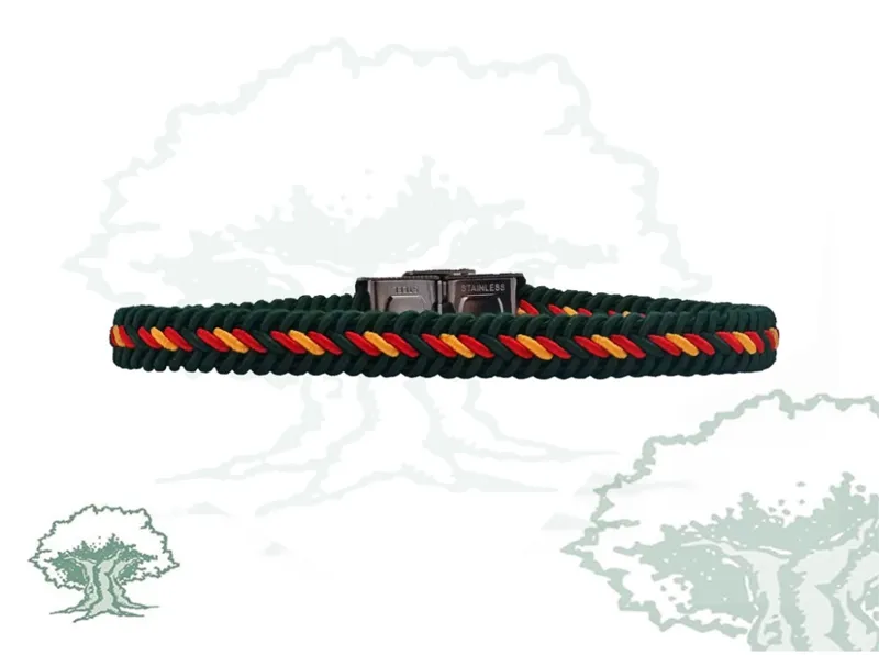 Pulsera de Hilo Trenzado · Verde / OD
