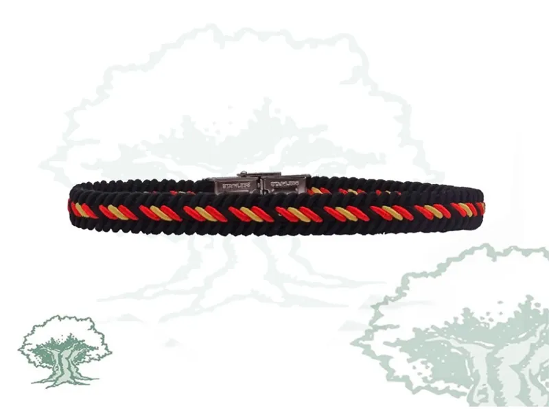 Pulsera de Hilo Trenzado · Negro
