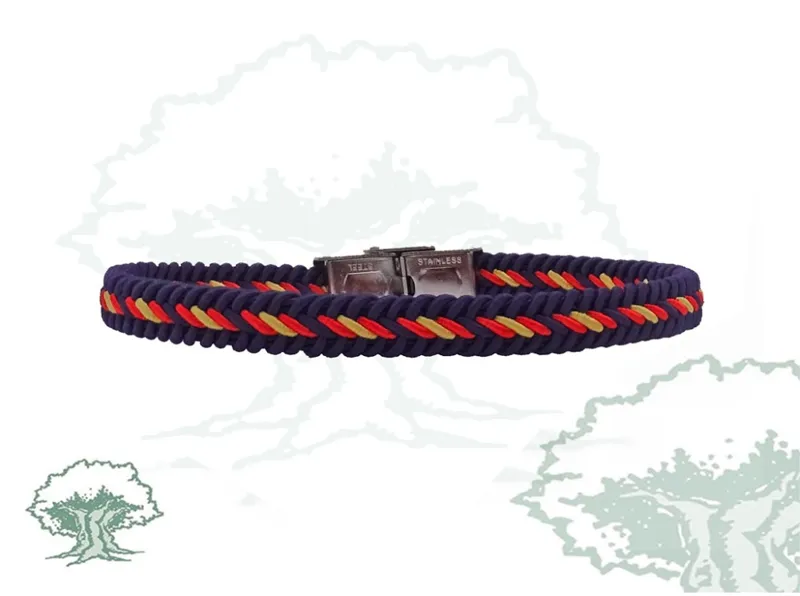 Pulsera de Hilo Trenzado Marino