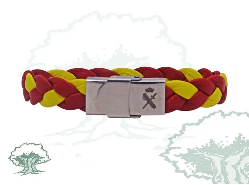 Pulsera Guardia Civil de Cuero Sintético