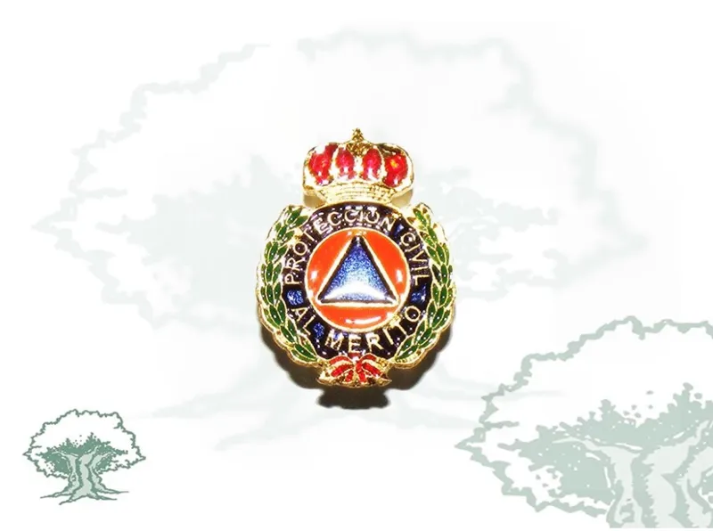 Pin Protección Civil · Oro
