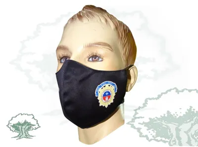 Mascarilla Promoción XXXVI Academia de Policía Textil Higiénica