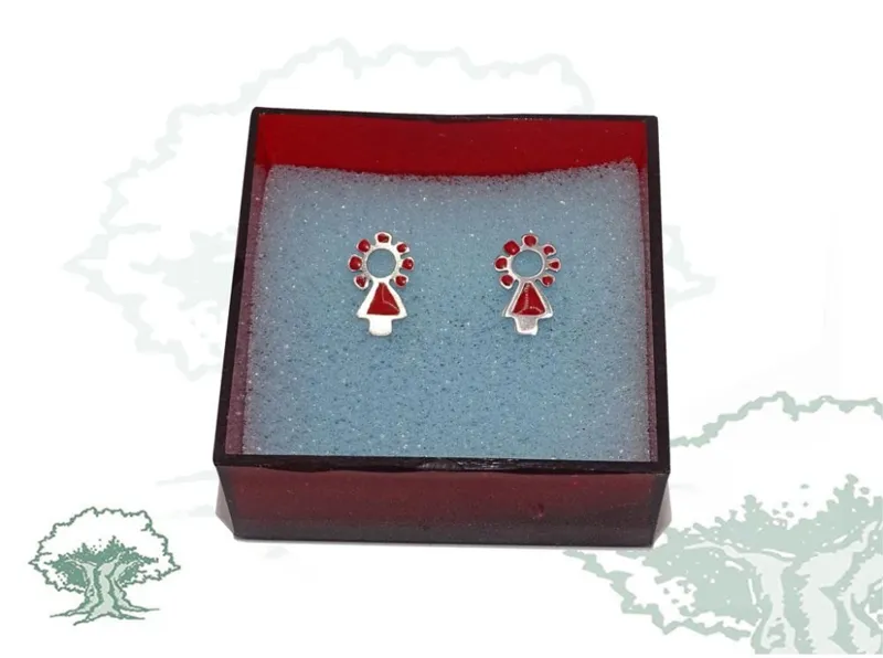 Pendientes Virgen del Pilar de · Plata