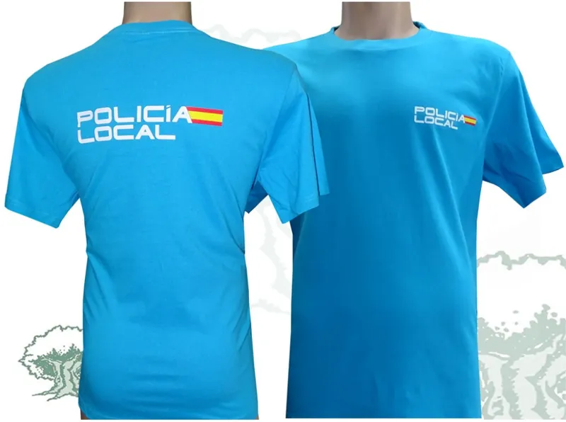 Camiseta de Algodon Policía Local