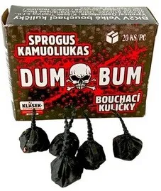 Pyrotechnika Dumbum Velké Bouchací Kuličky 75KS - Klásek