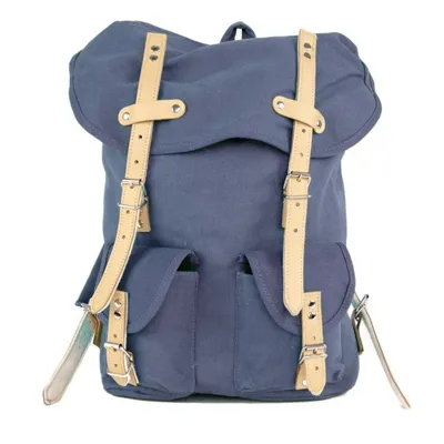 Batoh Hiking 15L S Koženými Prvky MODRÝ - ESSL - original
