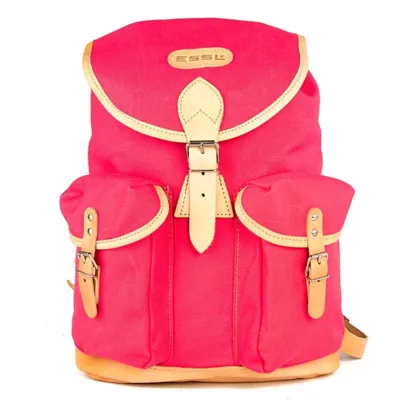 Batoh Trucksack 14L S Koženými Prvky Růžový - ESSL - original