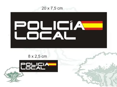 Logos Policía Local Bandera España Chaleco